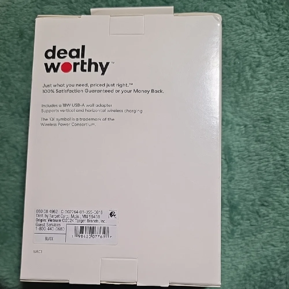 Target Wireless Charging Stand -‎ Black